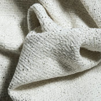 Domingo Woven Fabric, Snow