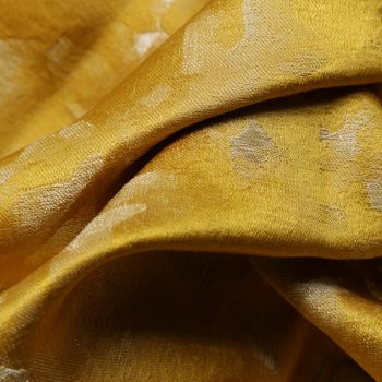 Carrie Patterned Fabric, Golden Yellow