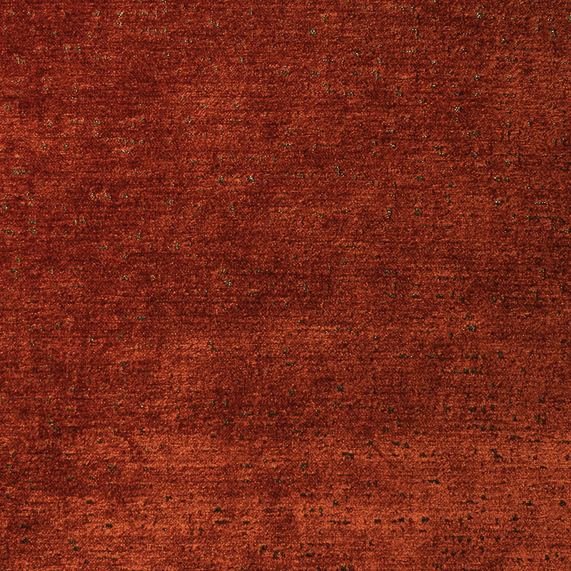 Ted Velvet Chenille Fabric, Rust