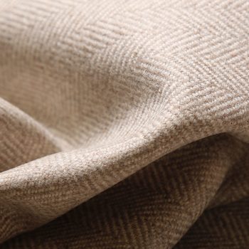Falkland Herringbone Fabric, Ash