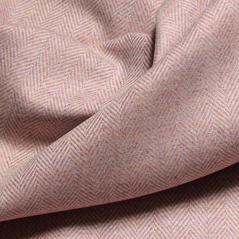 Falkland Herringbone Fabric, Blossom