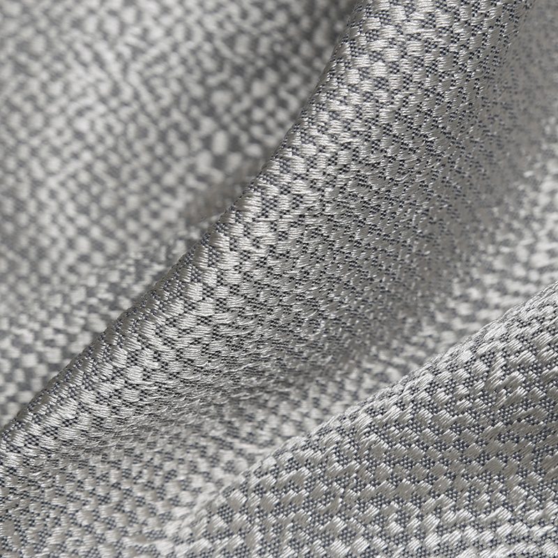 Kayla Textured Fabric, Cool Grey - Tackler London