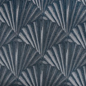Verna Textured Fabric, Ocean Depths - Tackler London