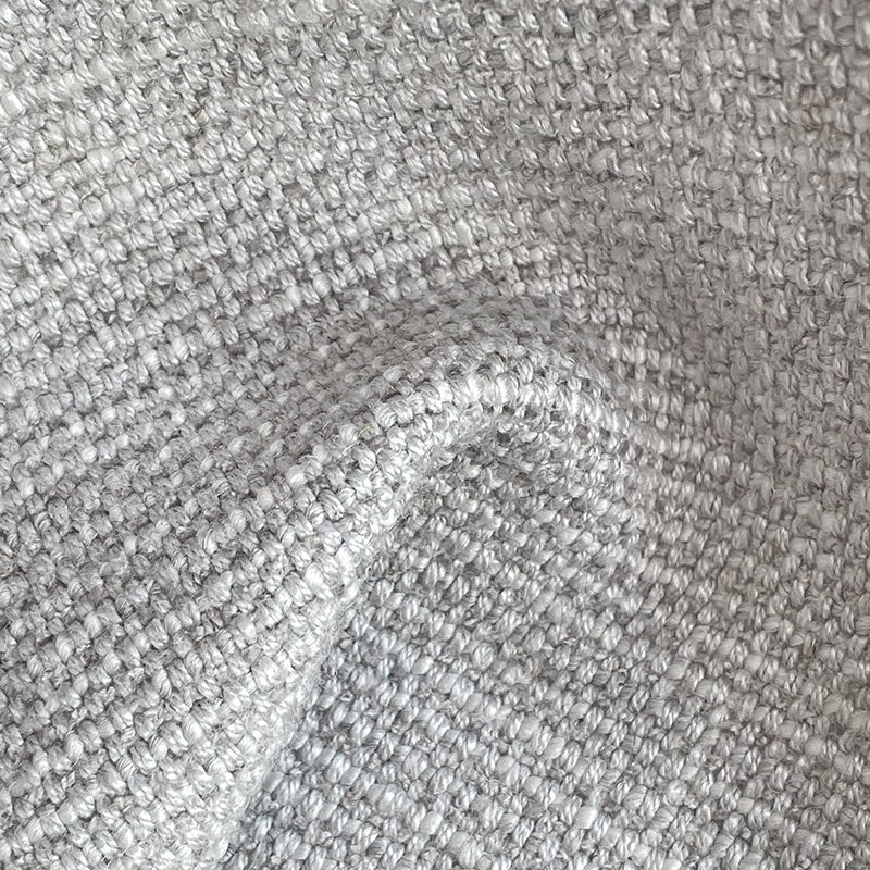 Rollin Bouclé Fabric, Dove Grey - Tackler London - Upholstery Fabric