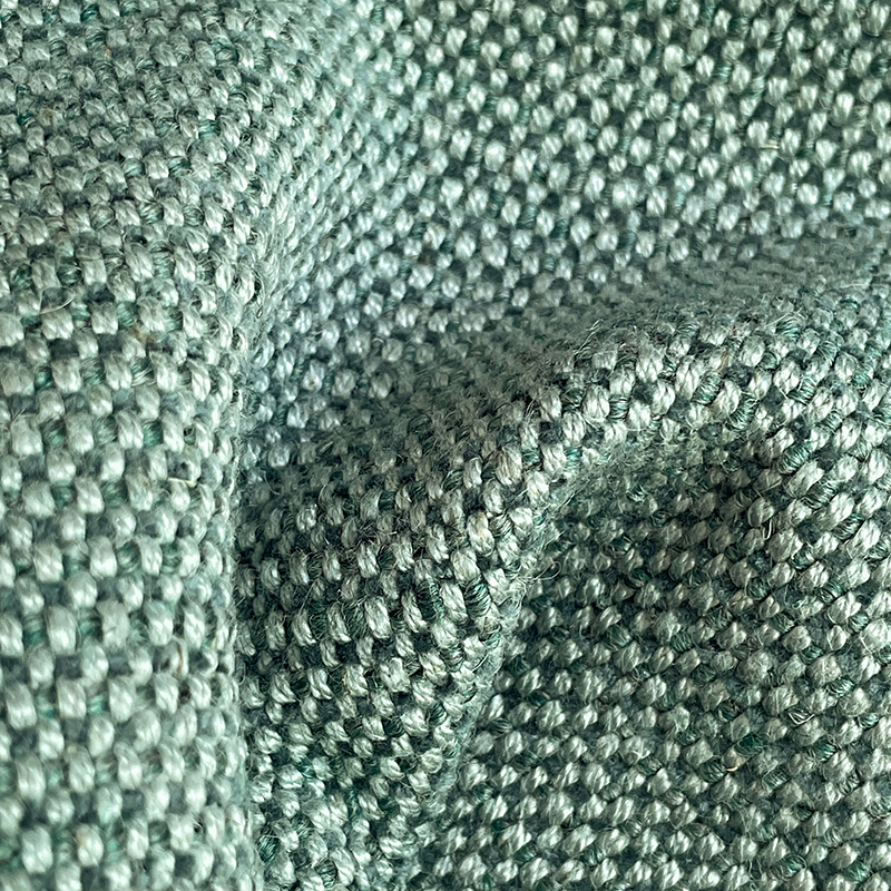 Rollin Bouclé Fabric, Aqua Green - Tackler London - Upholstery Fabric
